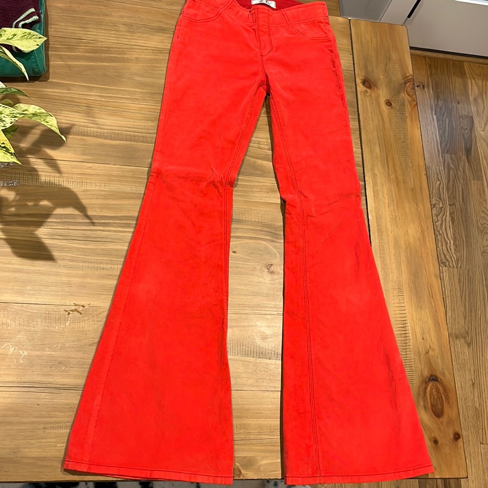 we the free red corduroy pants